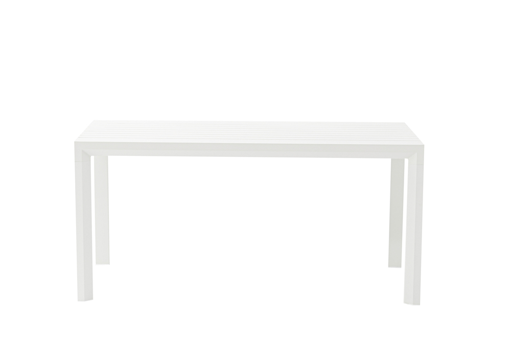 Mesa fija Byron 160cm aluminio blanco