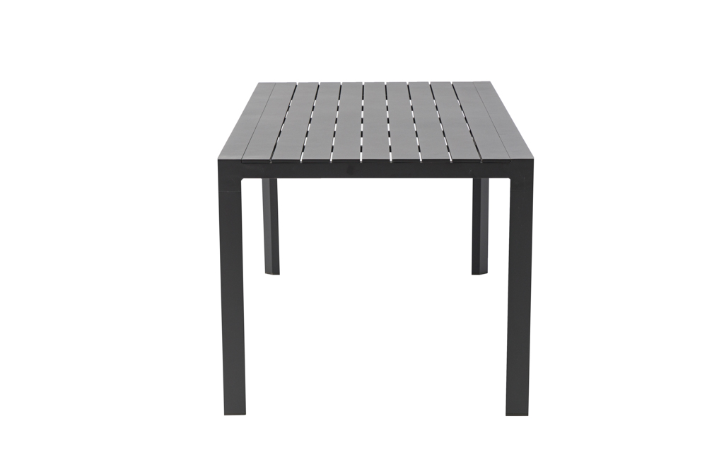 Mesa fija Byron 160cm aluminio antracita