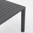 Mesa fija Byron 160cm aluminio antracita