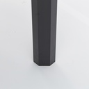 Mesa fija Byron 160cm aluminio antracita