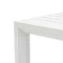 Mesa fija Byron 220cm aluminio blanco