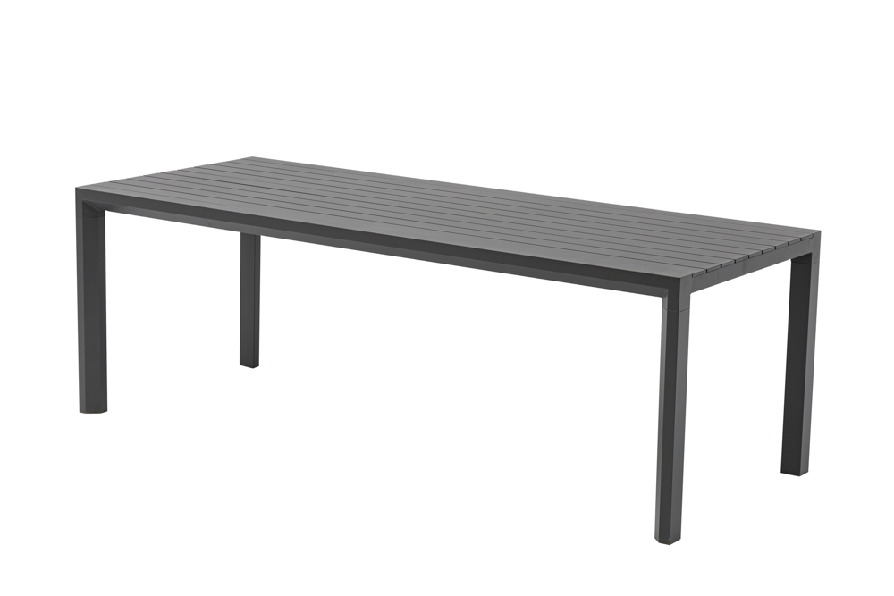 Mesa fija Byron 220cm aluminio antracita