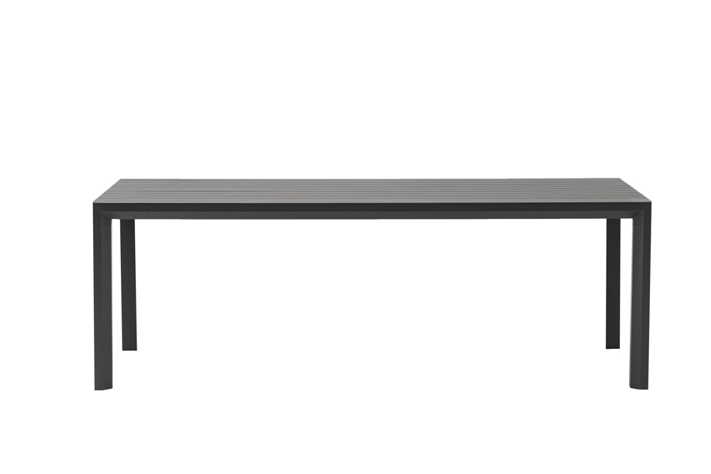 Mesa fija Byron 220cm aluminio antracita
