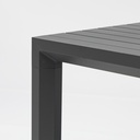 Mesa fija Byron 220cm aluminio antracita