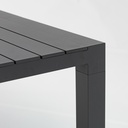 Mesa fija Byron 220cm aluminio antracita