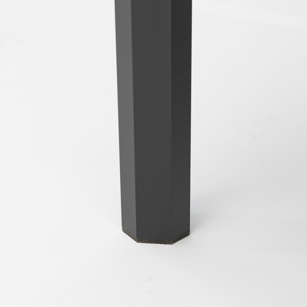 Mesa fija Byron 220cm aluminio antracita
