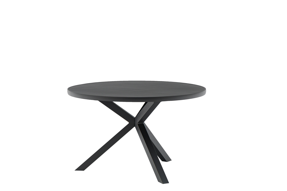 Mesa redonda Yowah aluminio antracita diam.120cm
