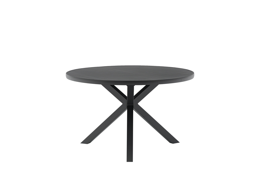 Mesa redonda Yowah aluminio antracita diam.120cm