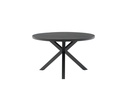 Mesa redonda Yowah aluminio antracita diam.120cm