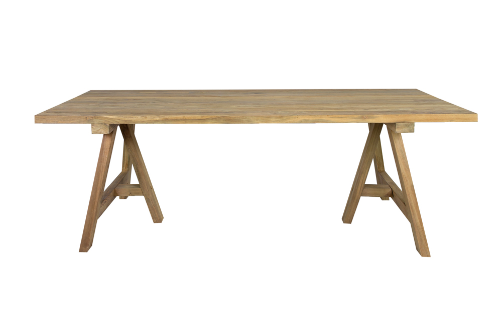 Mesa rectangular Swann 220x100cm teca reciclada