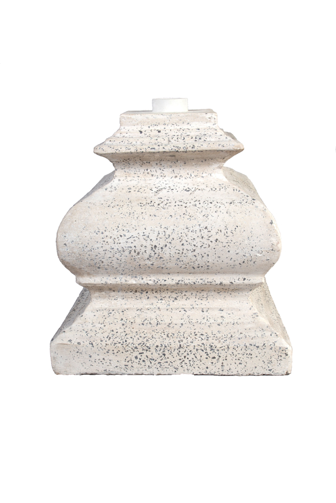 Base para  sombrilla  Nirvana  color  blanco 32kgs.