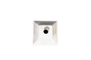 Base para  sombrilla  Nirvana  color  blanco 32kgs.