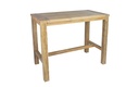 Mesa  alta bar Tamu 140x80x110cm teca reciclada