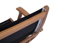 Silla plegable con brazos candon textilene negro