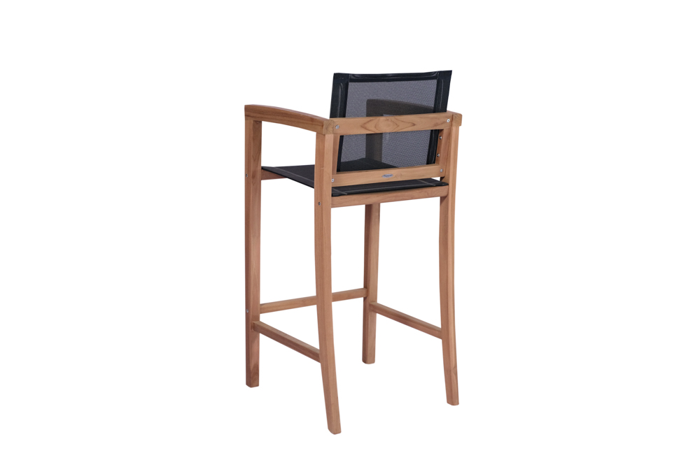 Silla bar candon textilene negro