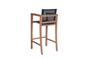 Silla bar candon textilene negro