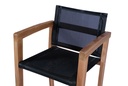 Silla bar candon textilene negro