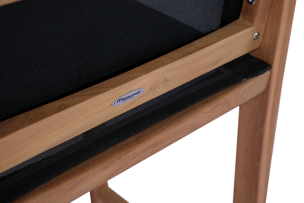 Silla bar candon textilene negro