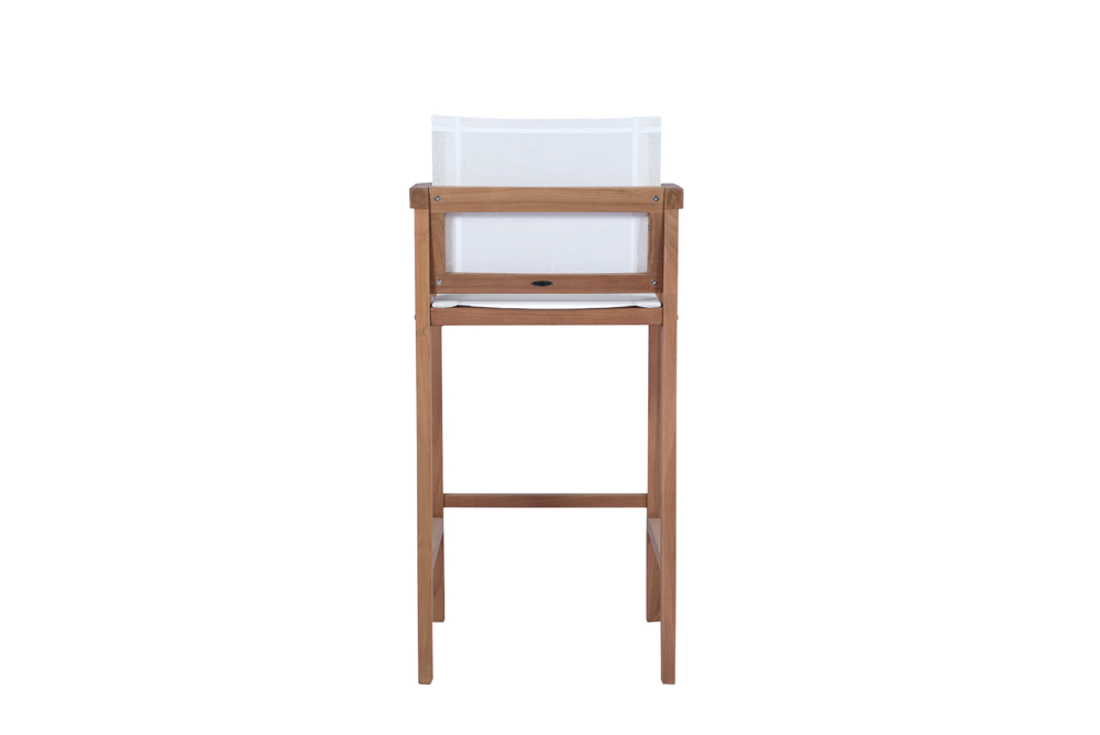 Silla bar candon textilene blanco