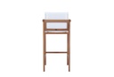 Silla bar candon textilene blanco