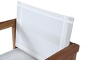Silla bar candon textilene blanco
