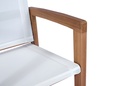 Silla bar candon textilene blanco
