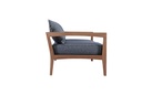 Sofa 2 plazas Roxas. Cojineria gris marino