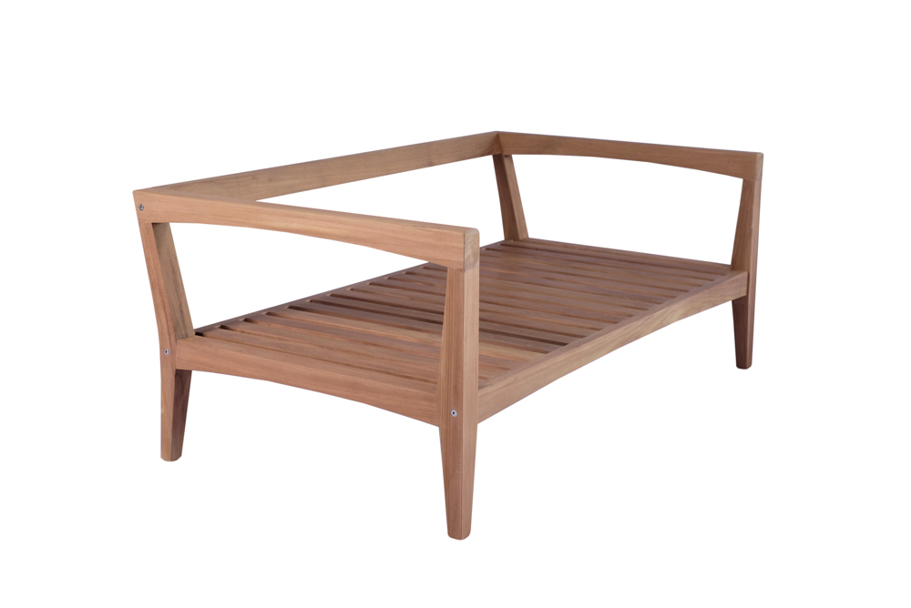 Sofa 2 plazas Roxas. Cojineria gris marino