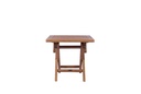 Mesa auxiliar plegable Danao 50x50 cm