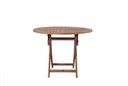 Mesa plegable Naga redonda 100cm