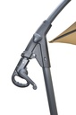 SOMBRILLA ELDIA OCTOGONAL DIAM.300CM PIE LATERAL CON BASE RELLENABLE  60KGS