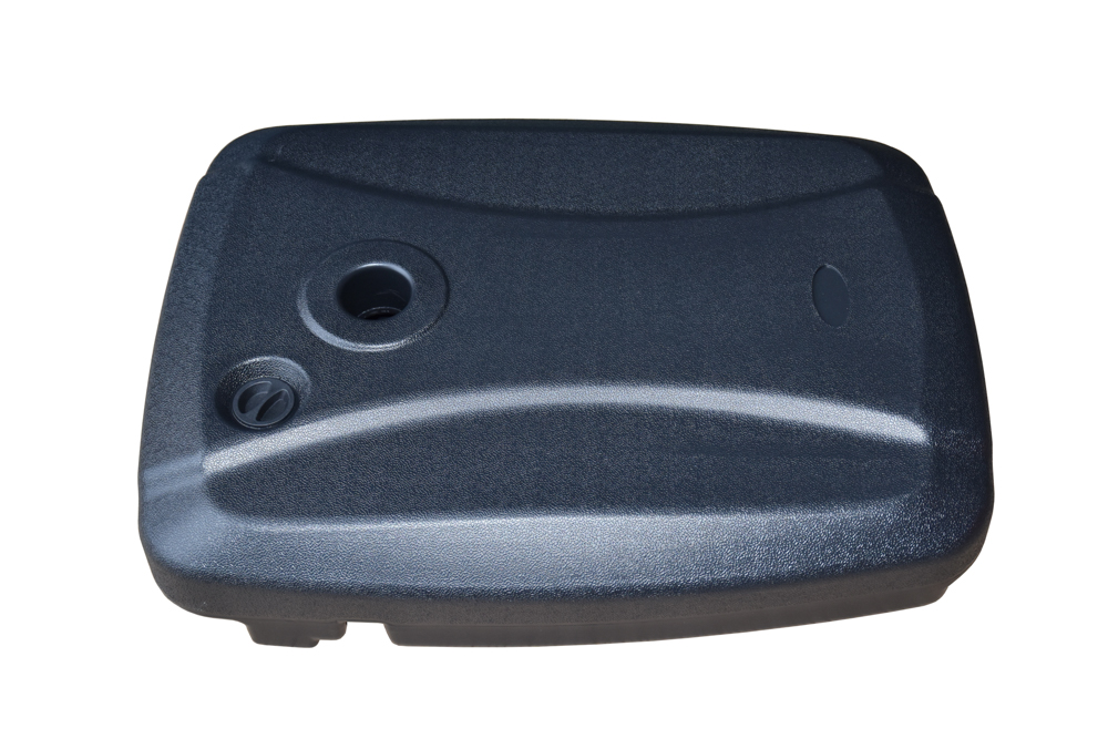 SOMBRILLA ELDIA OCTOGONAL DIAM.300CM PIE LATERAL CON BASE RELLENABLE  60KGS