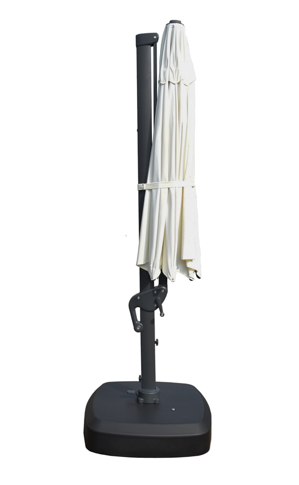 SOMBRILLA KIOTO OCTOGONAL DIAM.350CM PIE LATERAL CON BASE RELLENABLE  150KGS