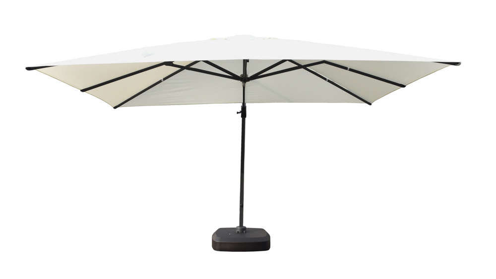 SOMBRILLA KIOTO RECTANG.300X400CM PIE LATERAL CON BASE RELLENABLE  150KGS