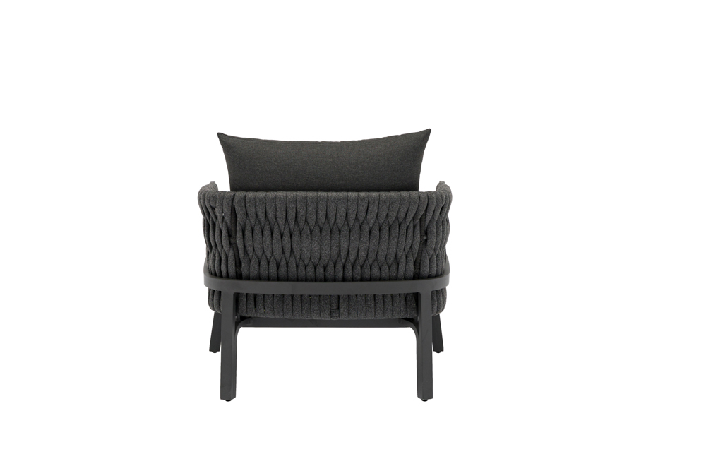 Sofa 1 plaza Anmore alu antracita textil antracita.