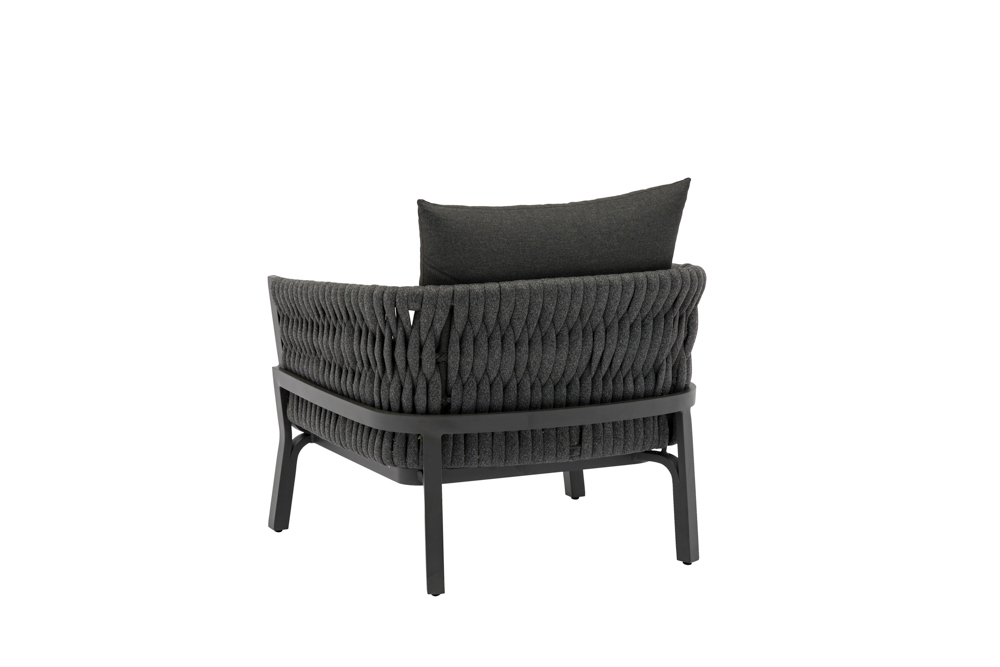 Sofa 1 plaza Anmore alu antracita textil antracita.