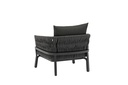 Sofa 1 plaza Anmore alu antracita textil antracita.