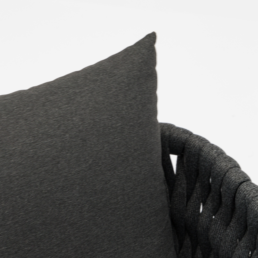 Sofa 1 plaza Anmore alu antracita textil antracita.