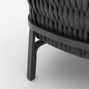 Sofa 1 plaza Anmore alu antracita textil antracita.