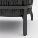 Sofa 1 plaza Anmore alu antracita textil antracita.