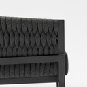 Sofa 1 plaza Anmore alu antracita textil antracita.