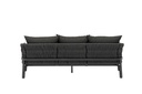 Sofa 3 plazas Anmore alu antracita textil antracita.