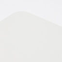 Mesa  de centro Anmore  alu blanco