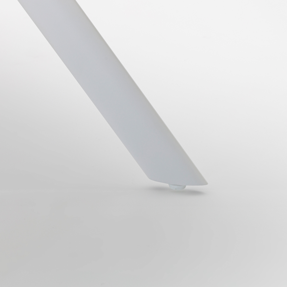 Mesa  de centro Anmore  alu blanco