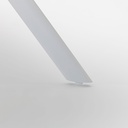 Mesa  de centro Anmore  alu blanco