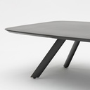 Mesa  de centro Anmore  alu antracita