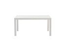 Mesa extensible ORICK 100*150/225 alum.blanco cristal blanco