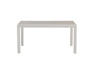 Mesa extensible ORICK 100*150/225 alum.blanco cristal gris claro