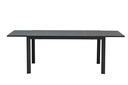 Mesa extensible ORICK 100*150/225 alum.antracita  cristal antracita