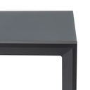 Mesa extensible ORICK 100*150/225 alum.antracita  cristal antracita